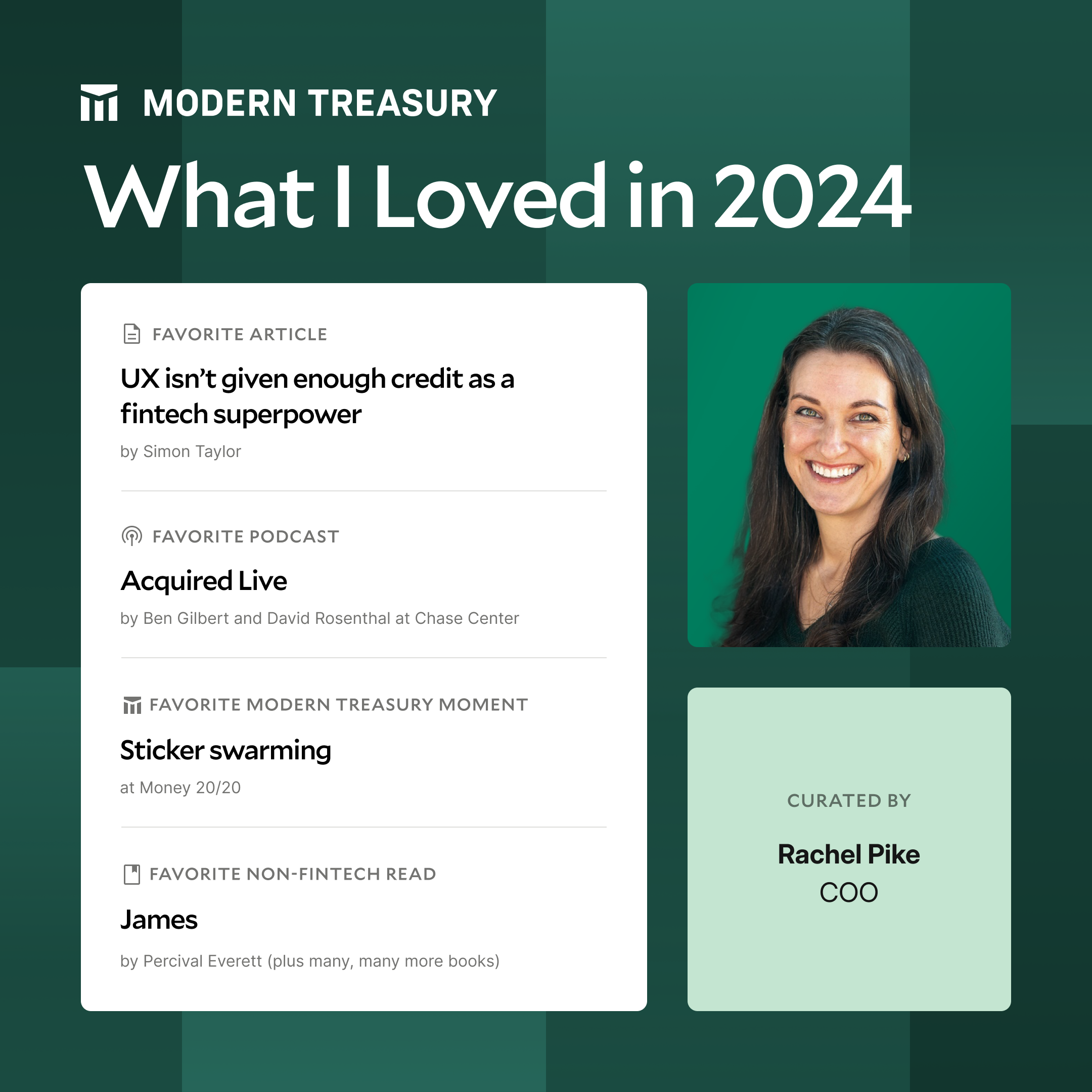 Rachel's Top Reads 2024