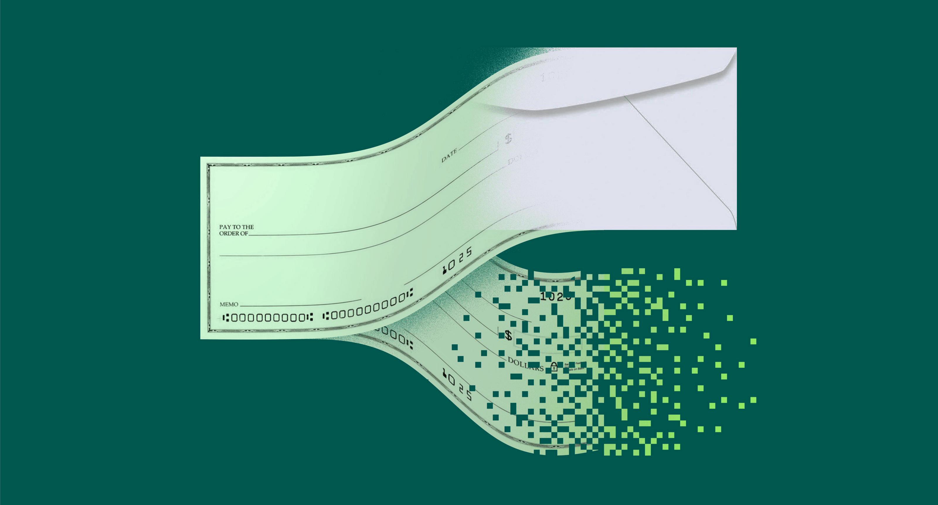 Image of a business check