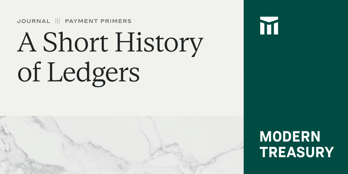A Short History of Ledgers