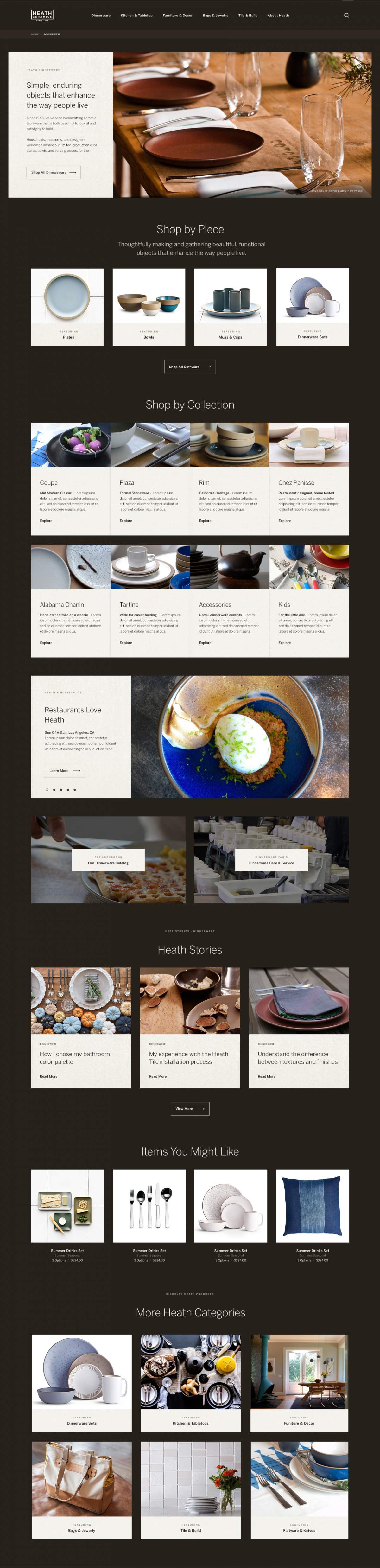 Heath Ceramics A Digital Design ECommerce Transformation For The   815285c42ab9d5d8a53aeaa7692bd3f07e6f567f 1200x4950 