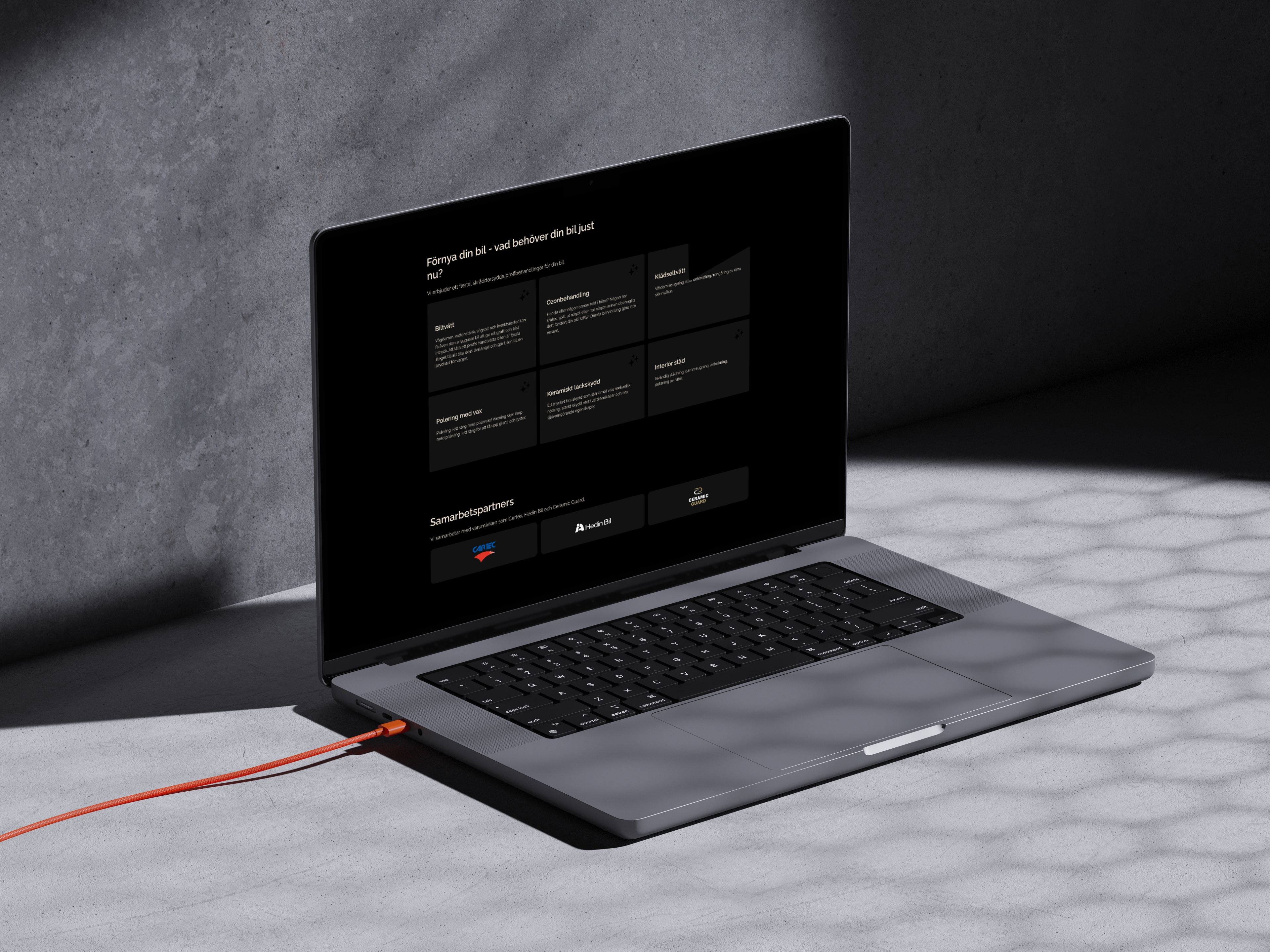 Jönköpings Bilrekond Macbook Pro teamet