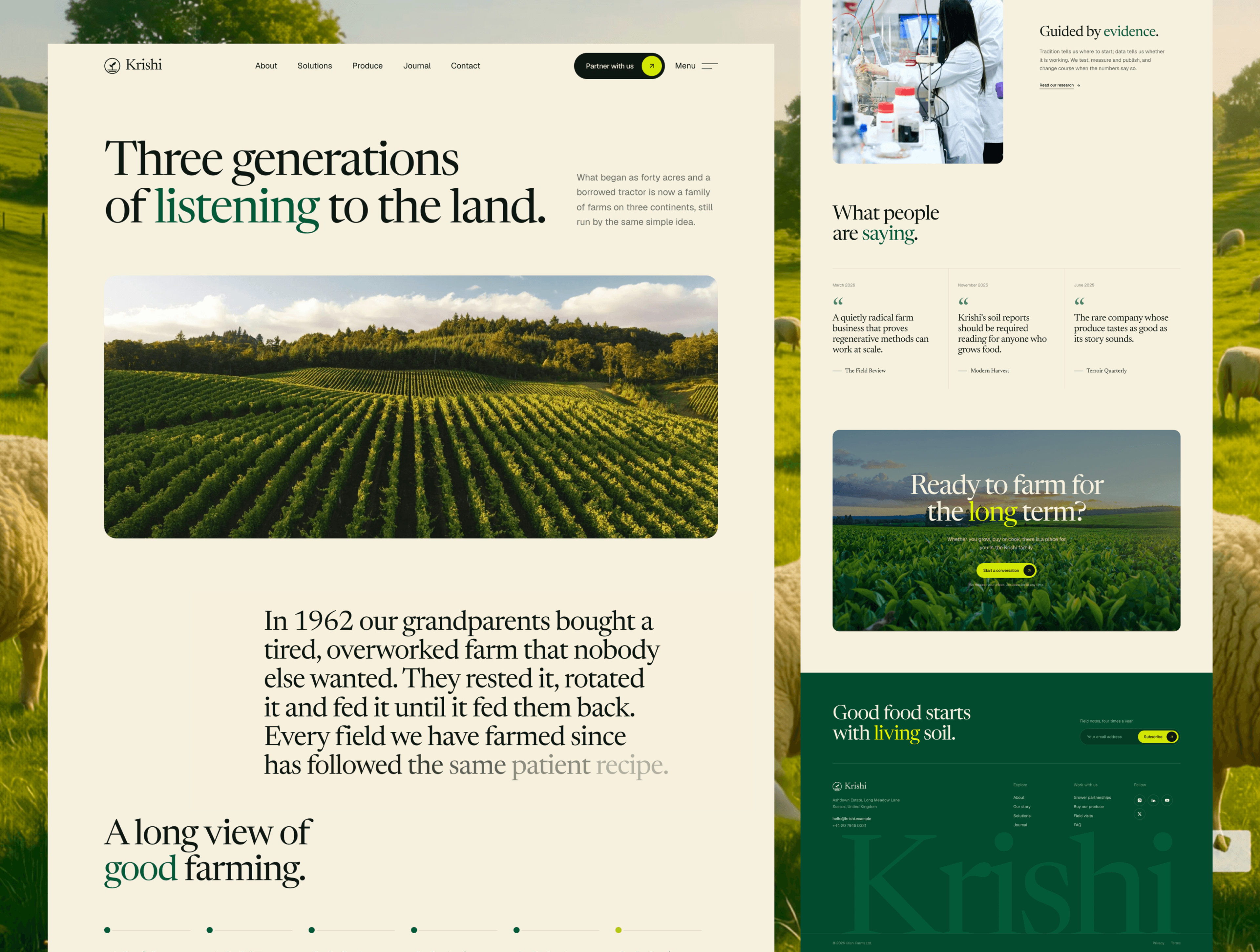 Krishi – Agriculture & Farm Website Template screenshot 4