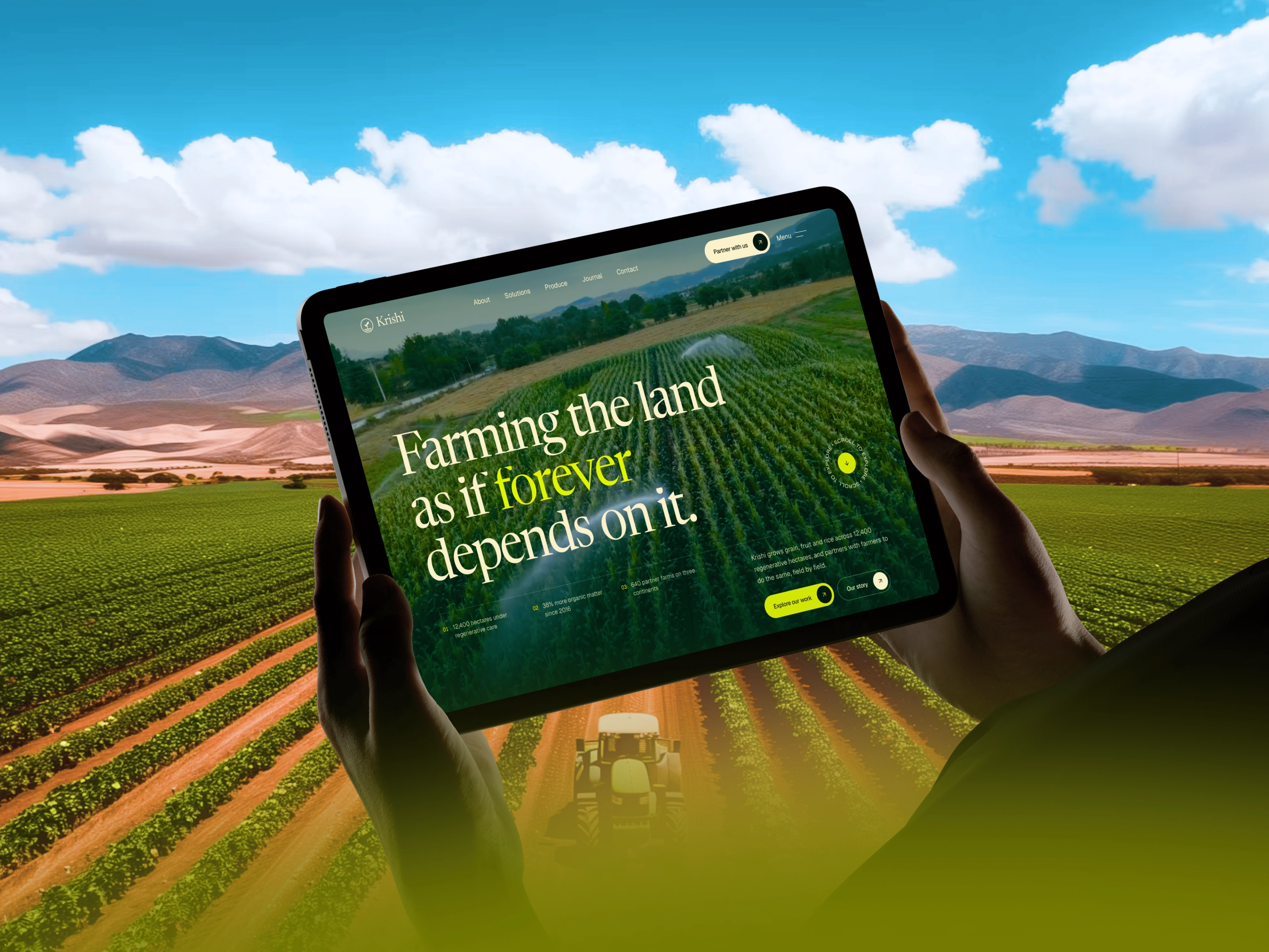 Krishi – Agriculture & Farm Website Template screenshot 1