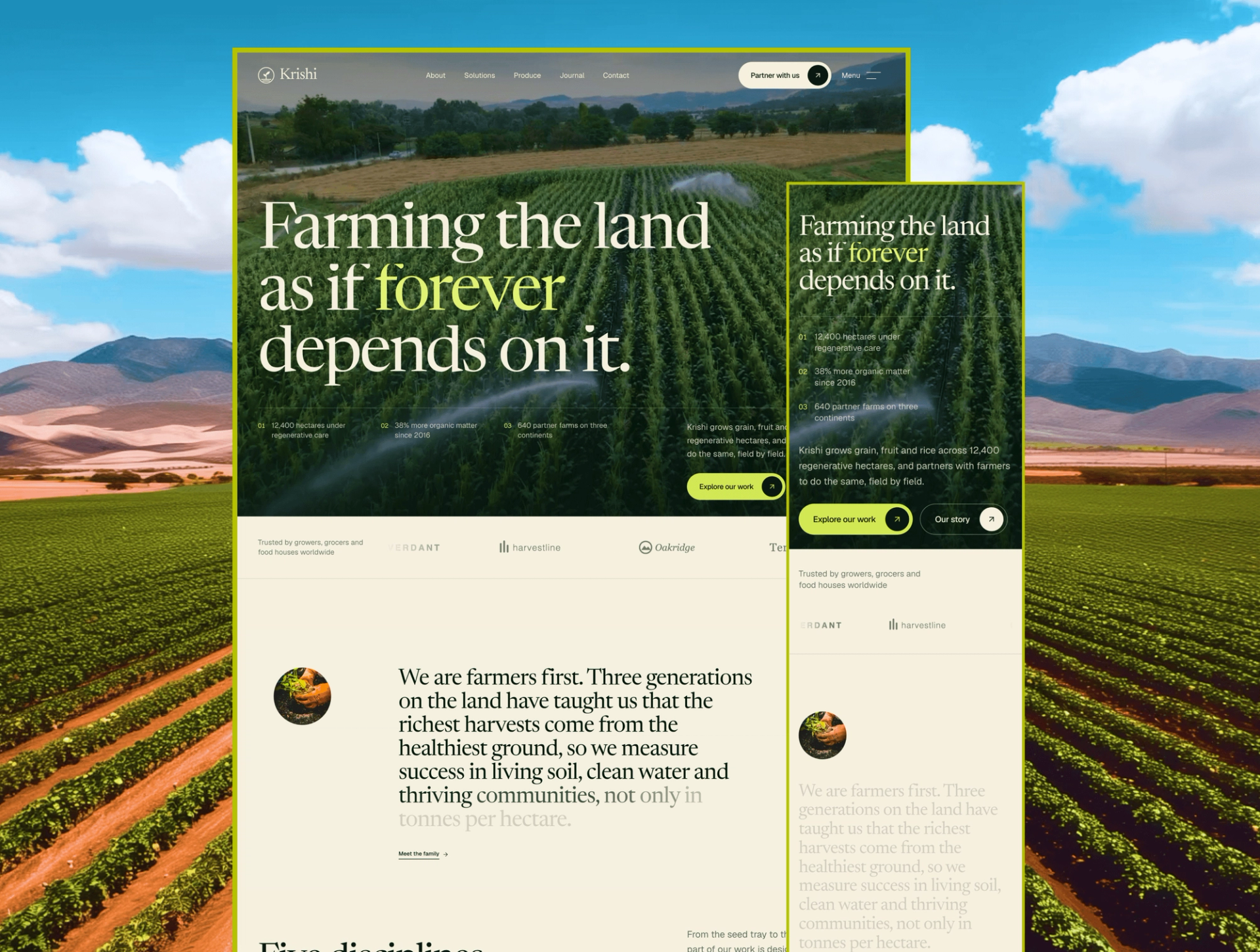 Krishi – Agriculture & Farm Website Template