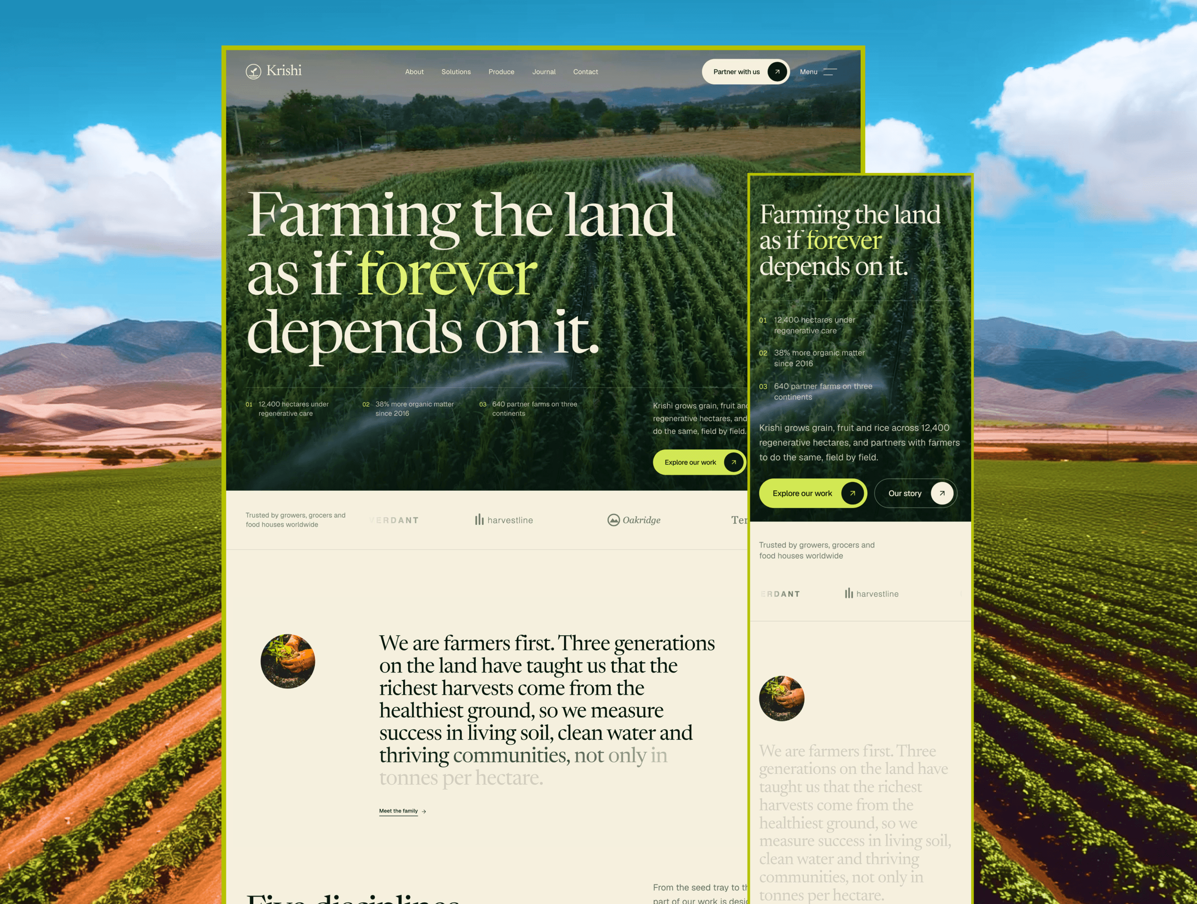 Krishi – Agriculture & Farm Website Template