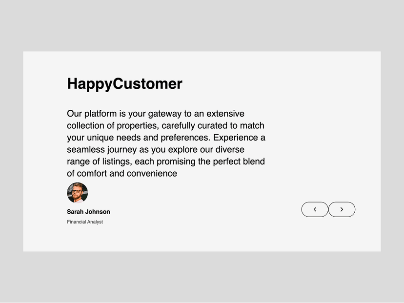 Testimonial Slider