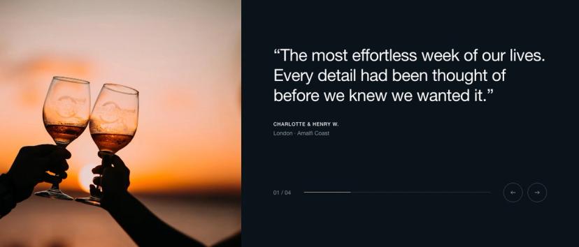 Fading Quote Testimonials