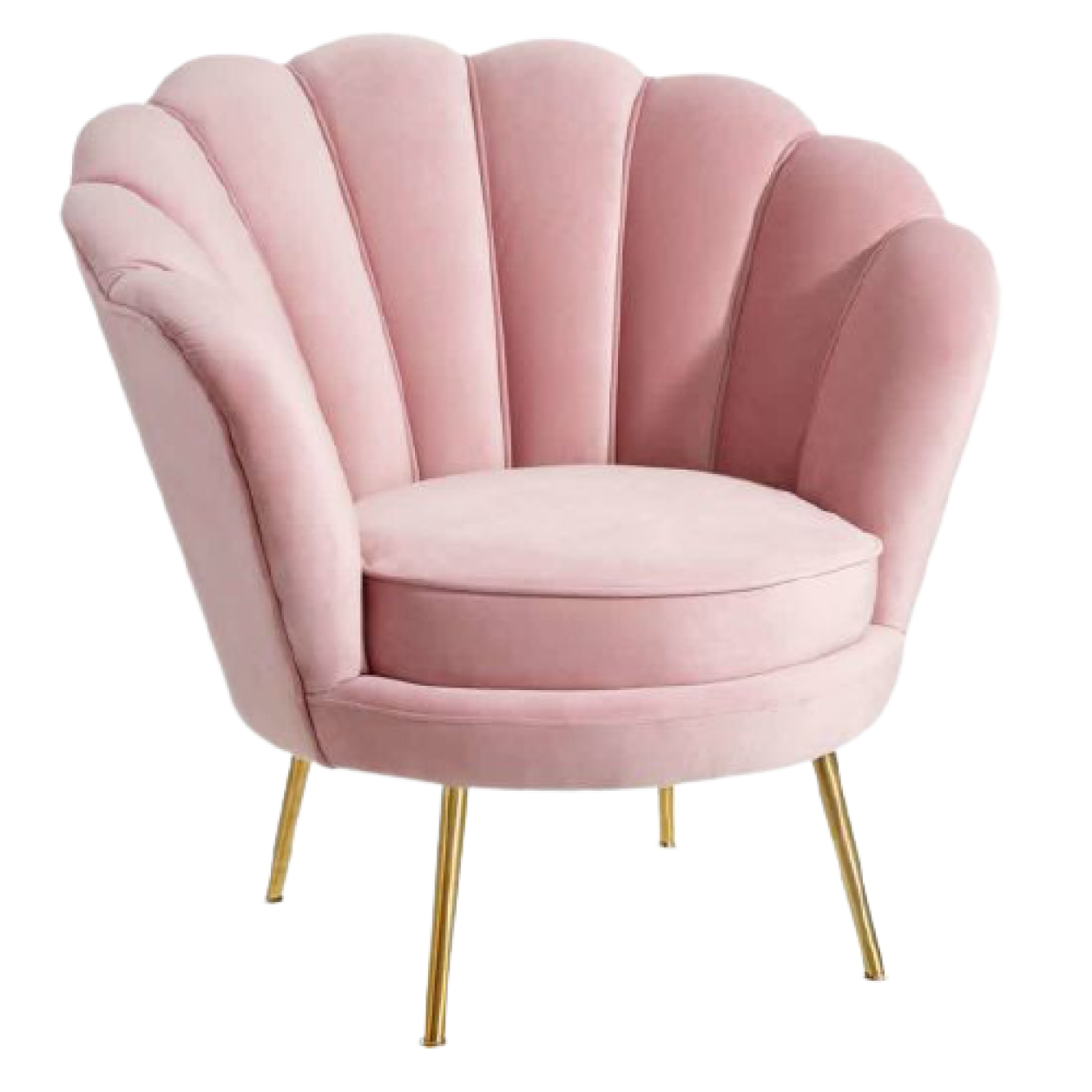 Luxury Flower Shell Sofa Chair