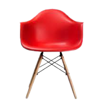 Nordic Net Red Chair