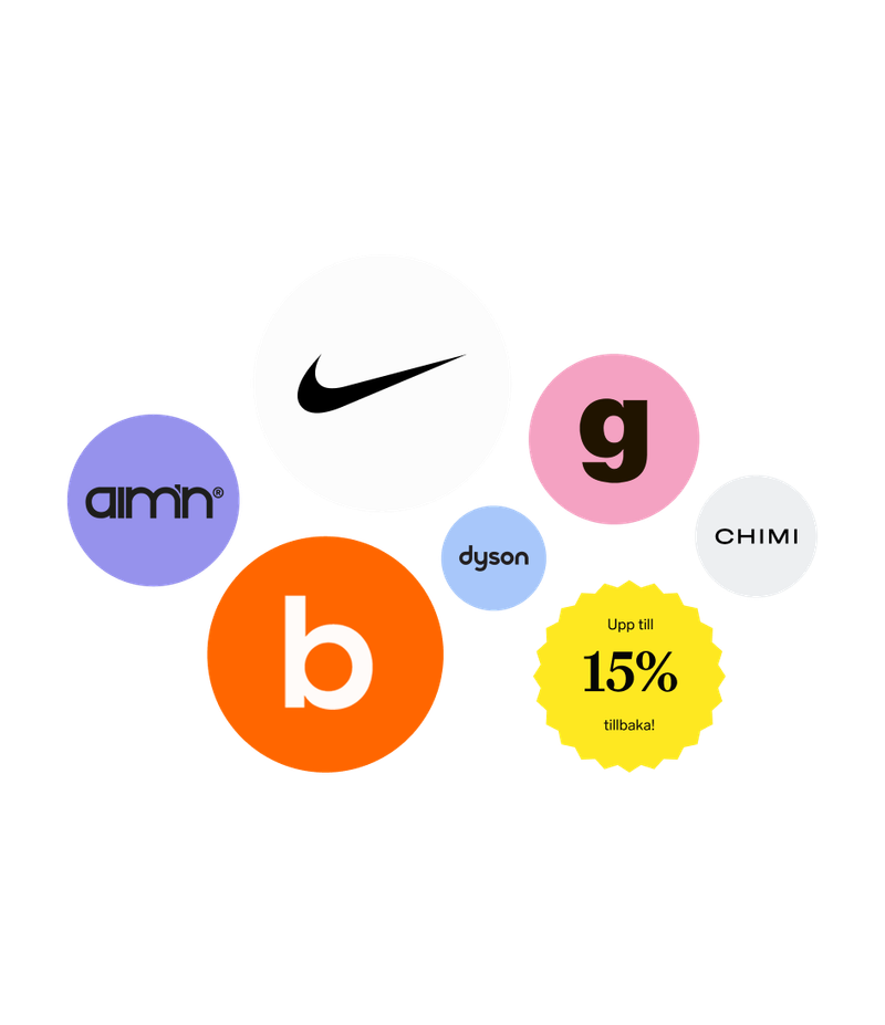 Logotyper från Dreams Cashback-partners