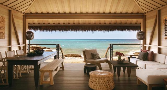 a view out to sea from the Kona Village Resort