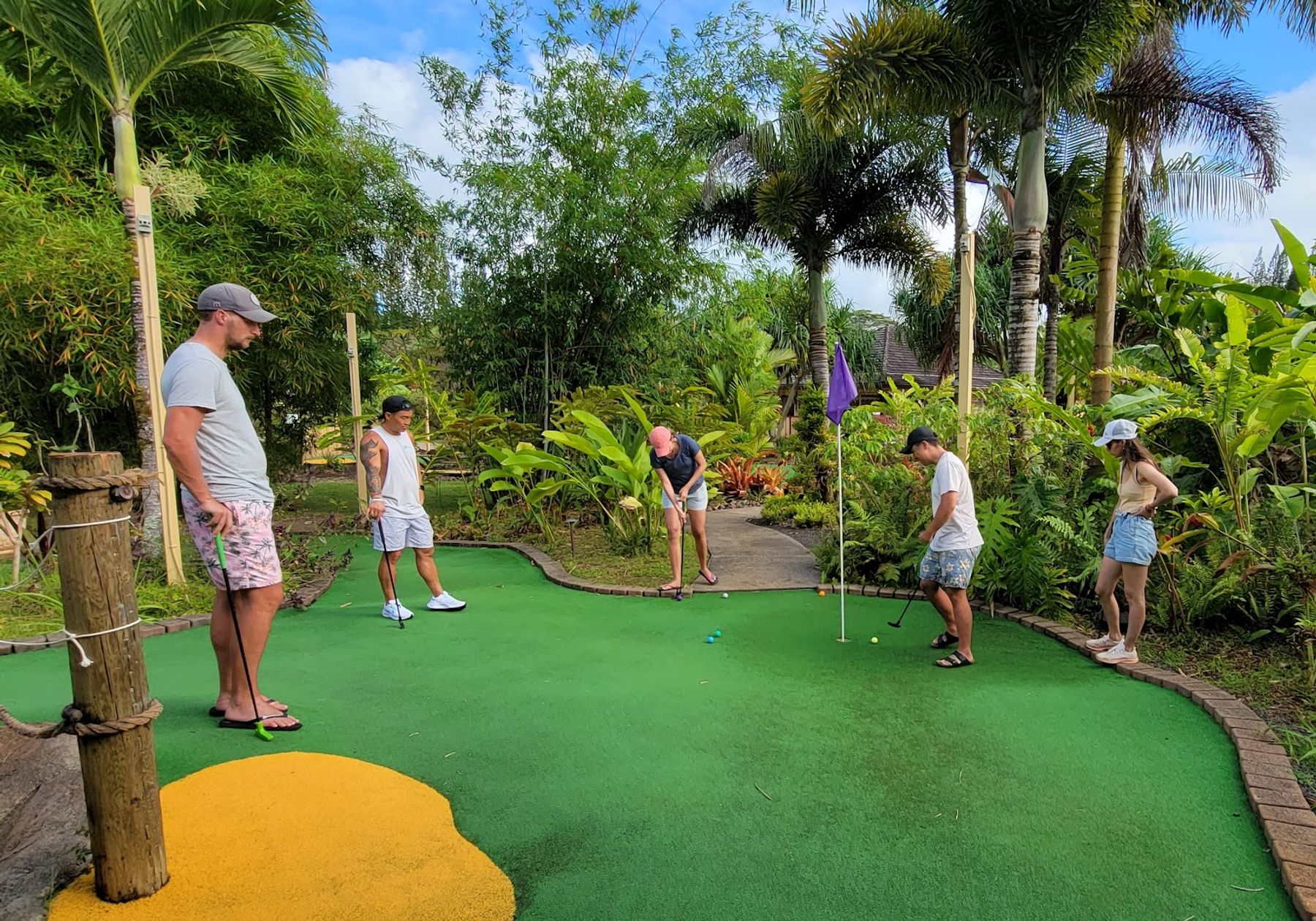 Kauai Miniature Golf & Botanical Garden in Kīlauea, Kaua‘i