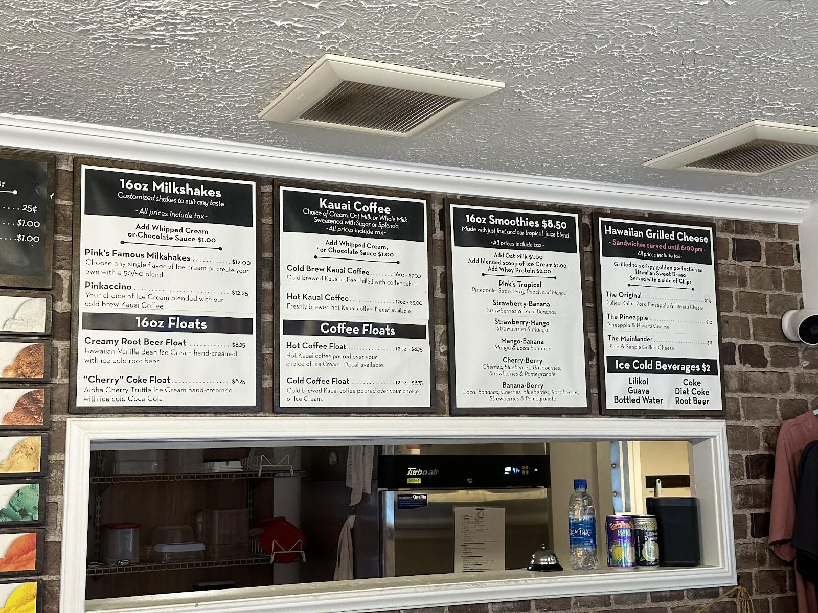 Pink's Ice Cream Shop restaurant in Hanalei, Kaua‘i photo 3