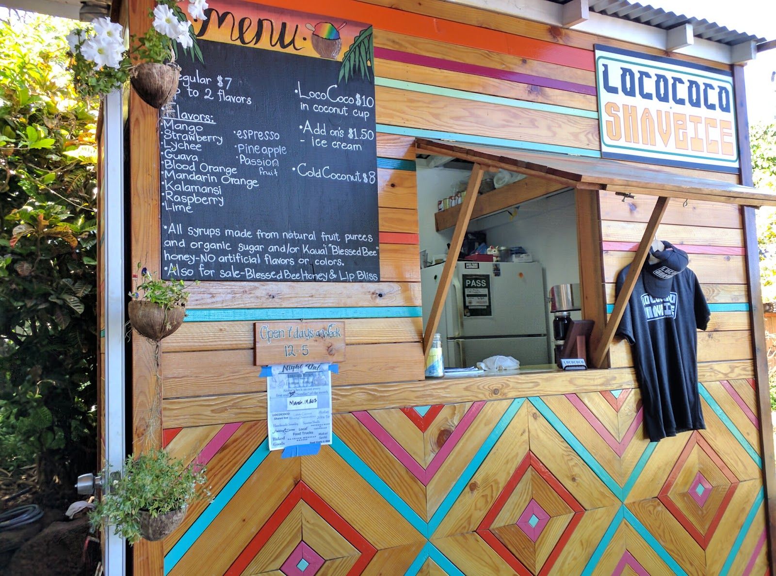 Waikomo Shave Ice restaurant in Lawai, Kaua‘i