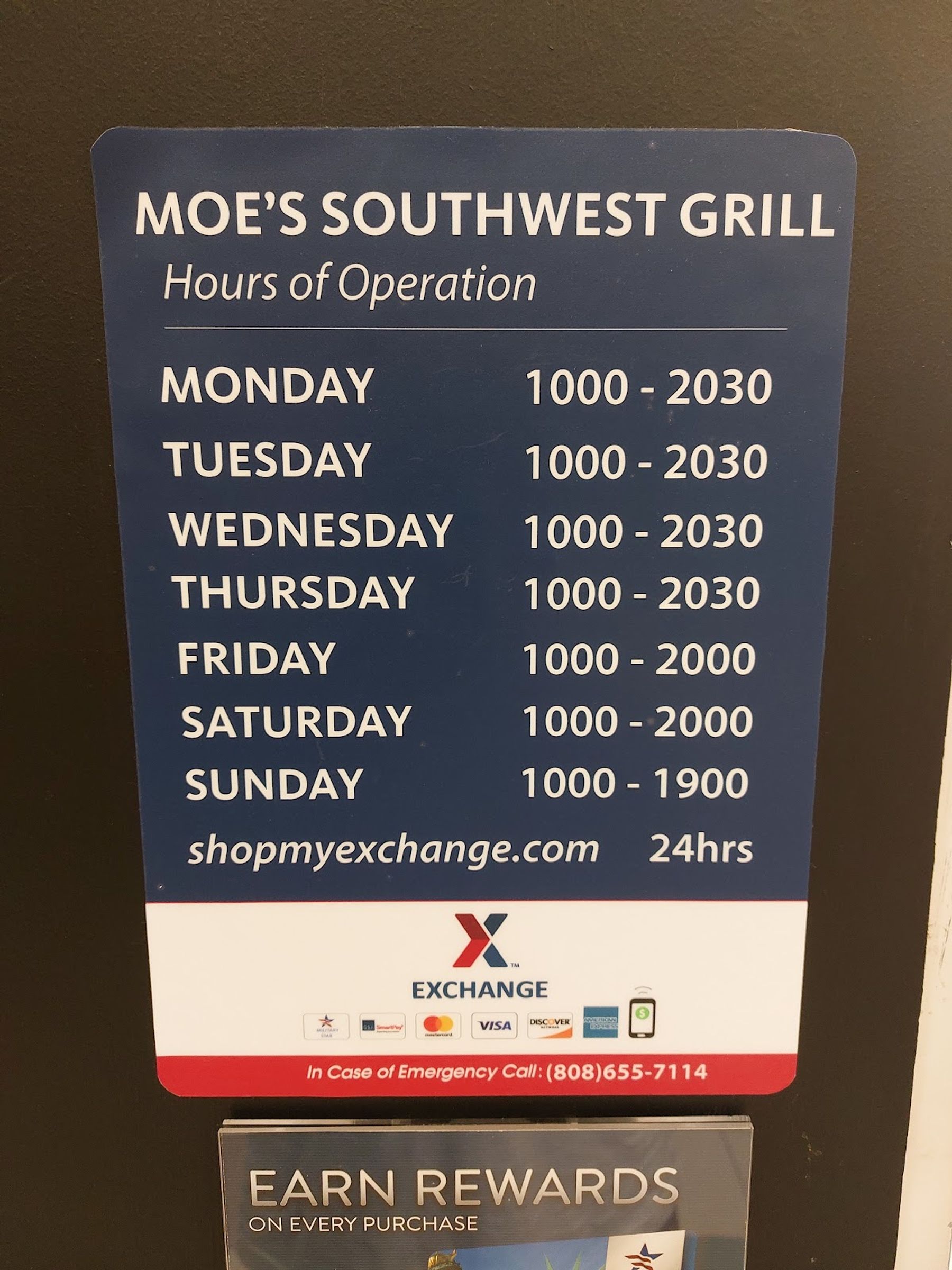 Photo 2 of Moe's Southwest Grill in Wahiawā, Oahu
