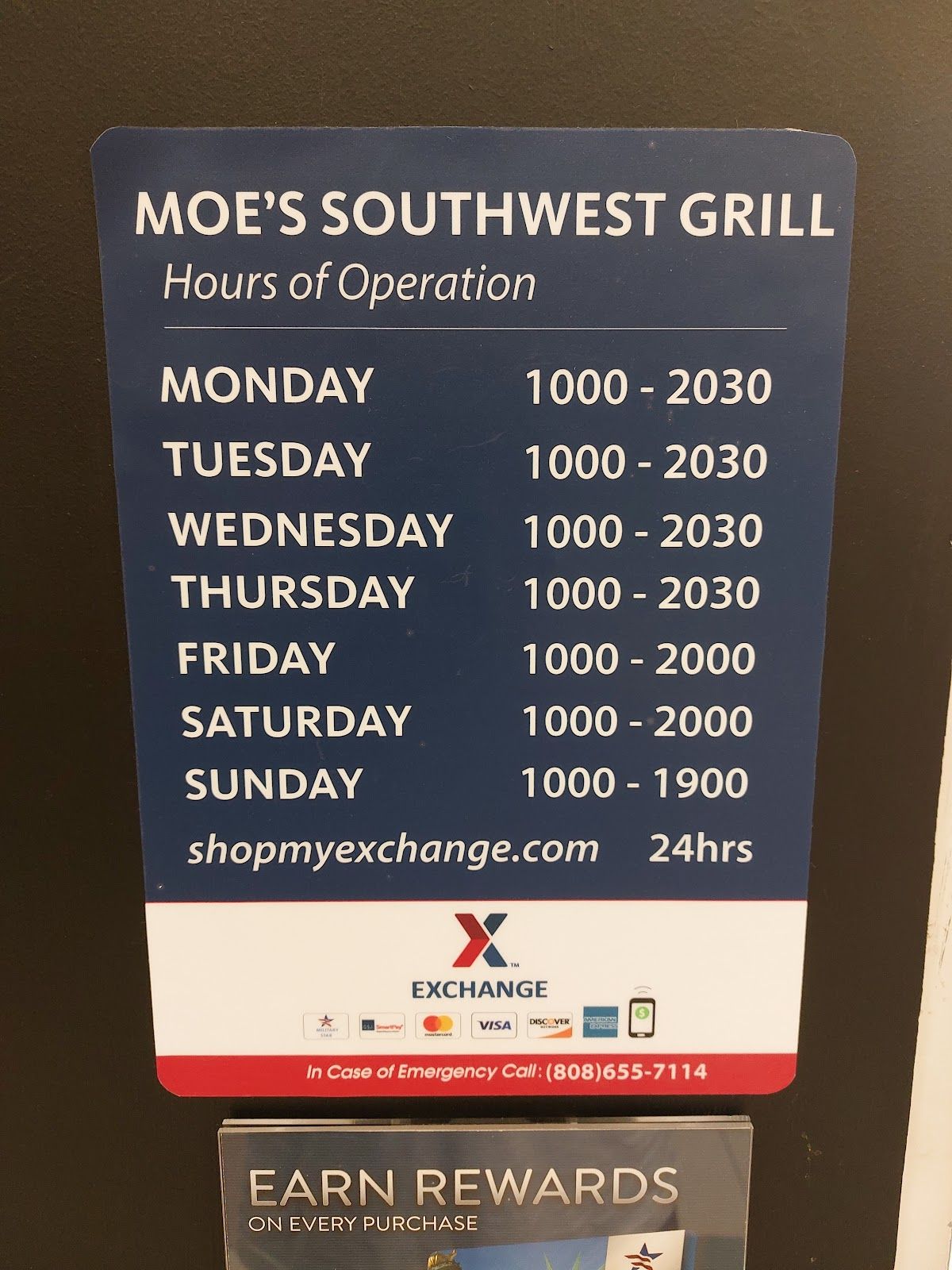 Photo 2 of Moe's Southwest Grill in Wahiawā, Oahu