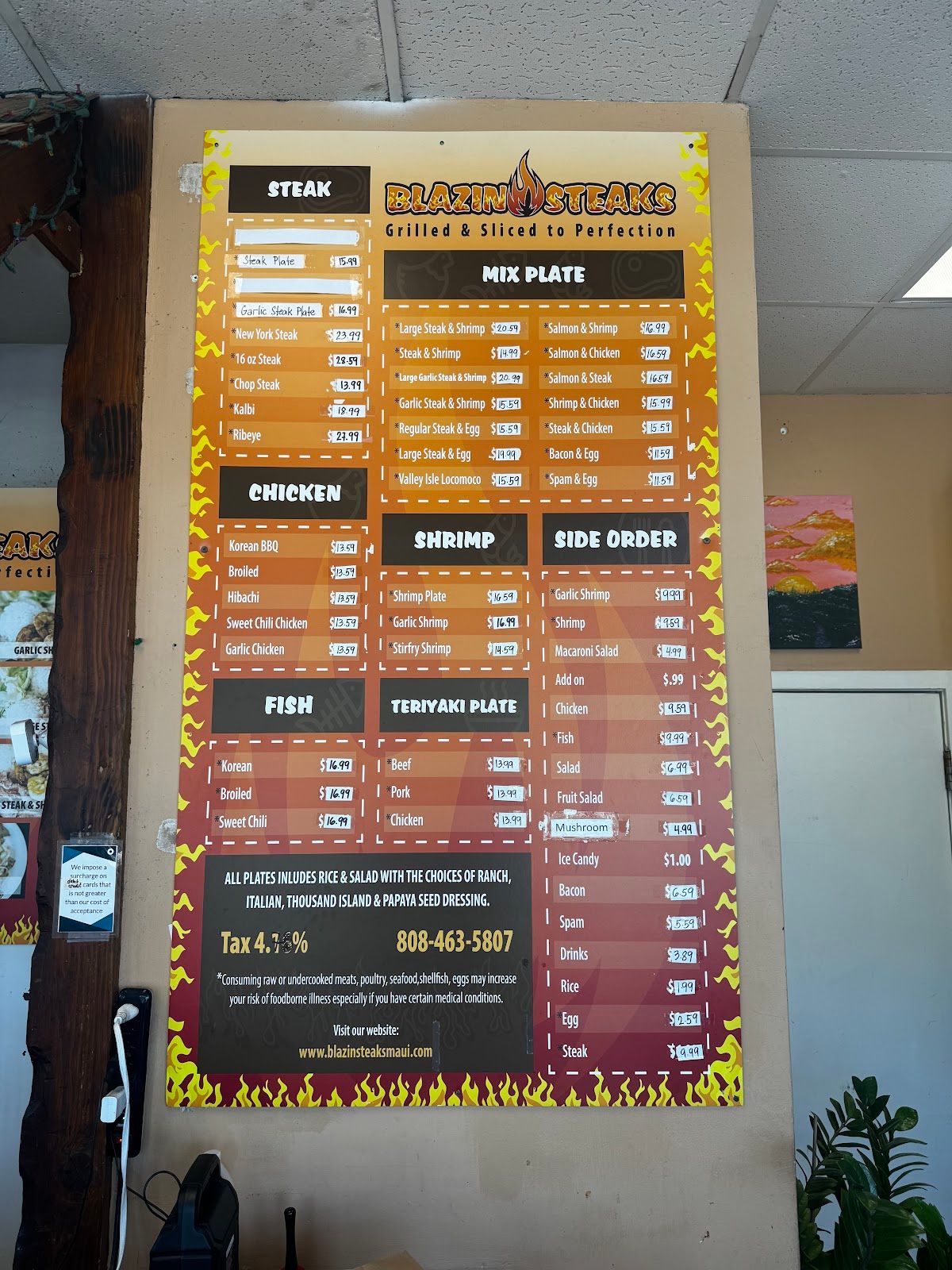 Photo 4 of Blazin Steaks Maui in Wailuku, Maui