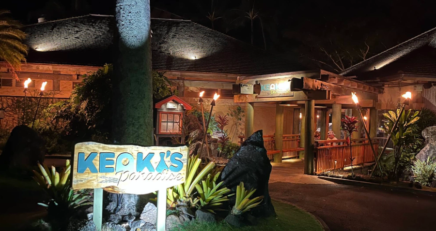 Keoki's Paradise restaurant in Poʻipū, Kaua‘i