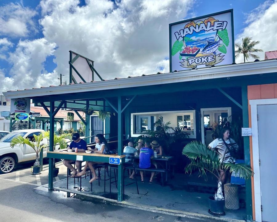 Hanalei Poke restaurant in Hanalei, Kaua‘i