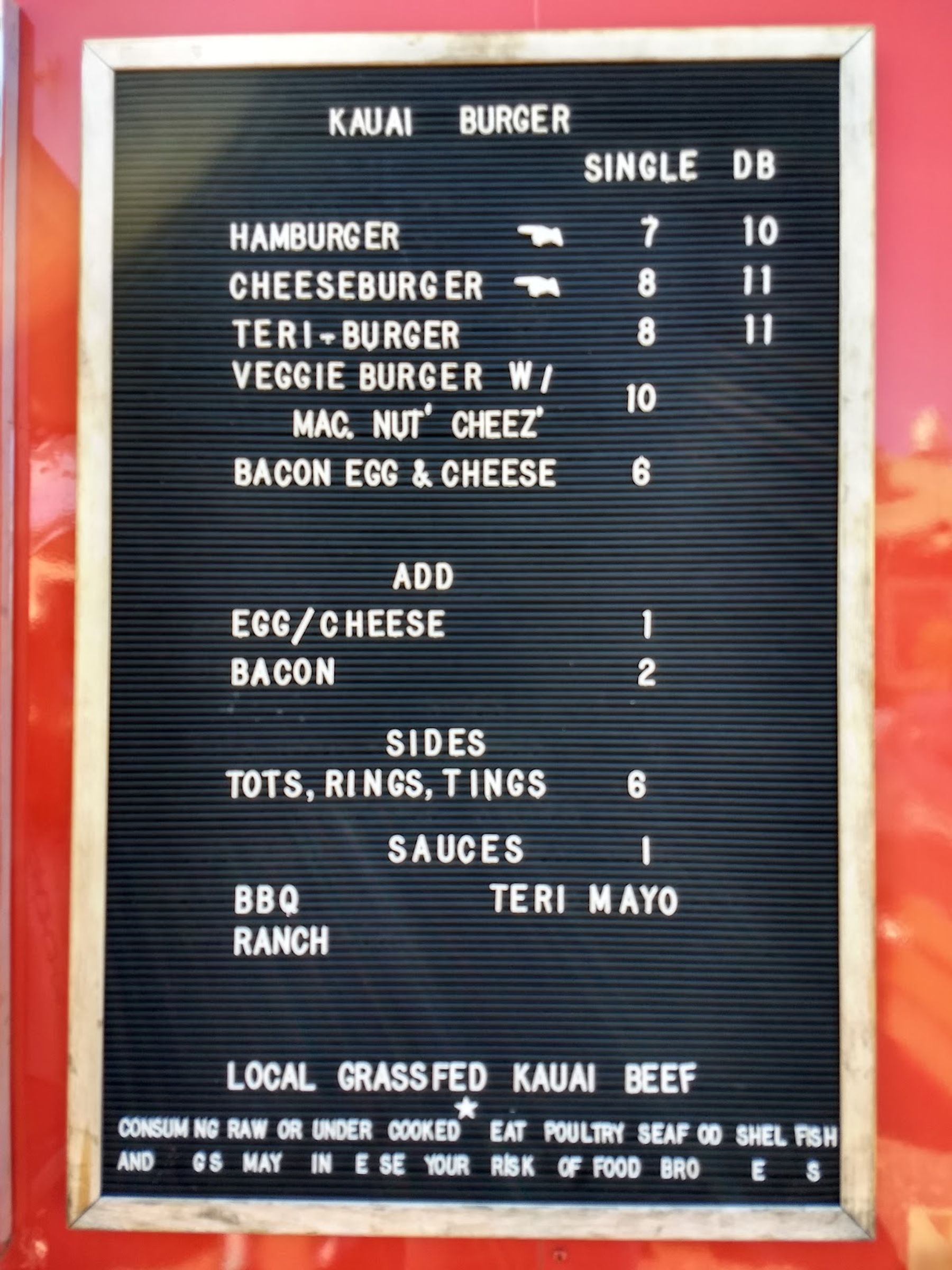 Photo 9 of Hanalei Burger in Hanalei, Kauai