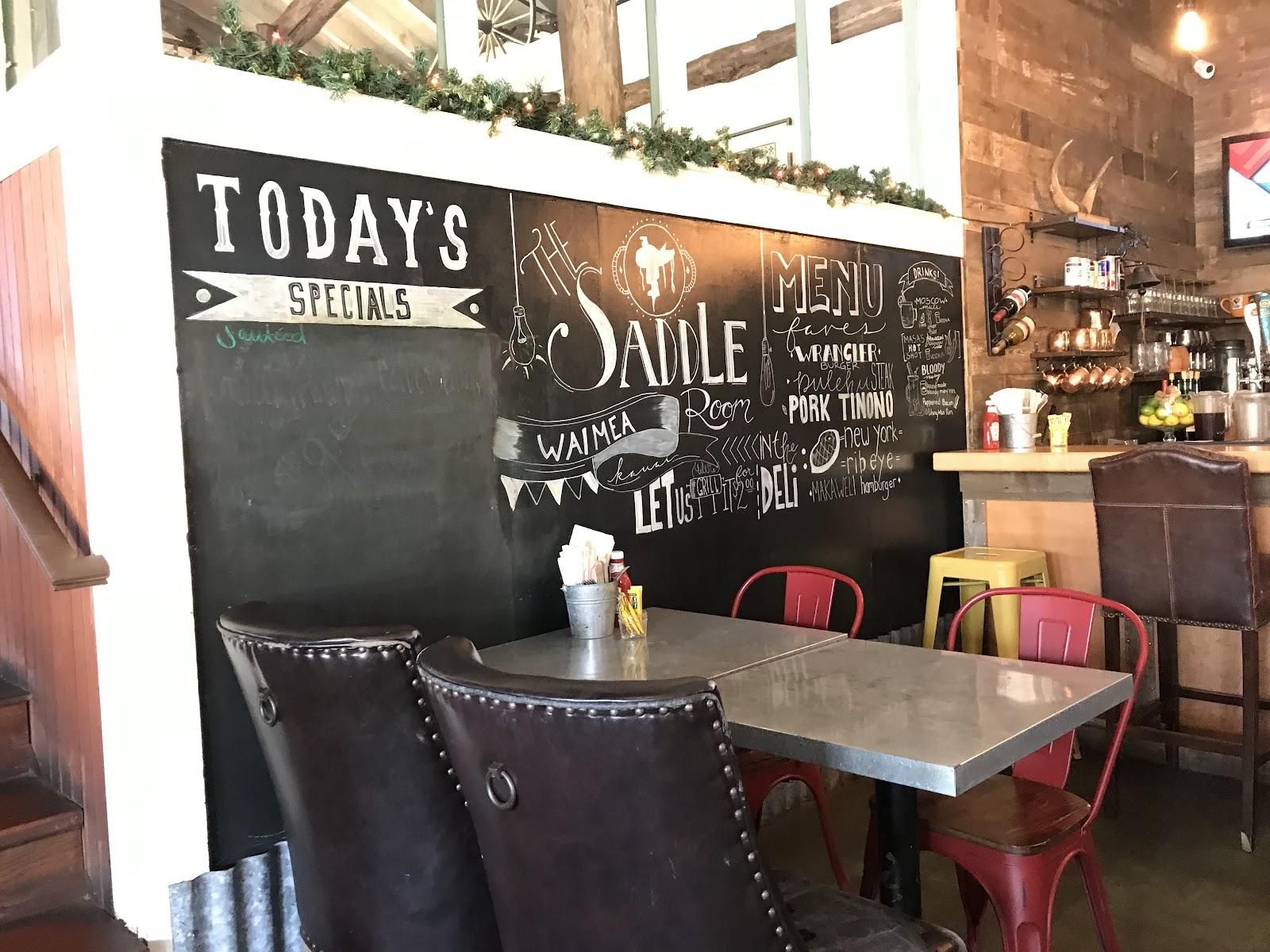 The Saddle Room restaurant in Waimea, Kaua‘i