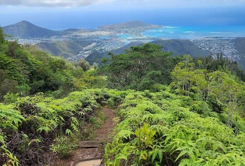 view from the Kuli‘ou‘ou Ridge Trail