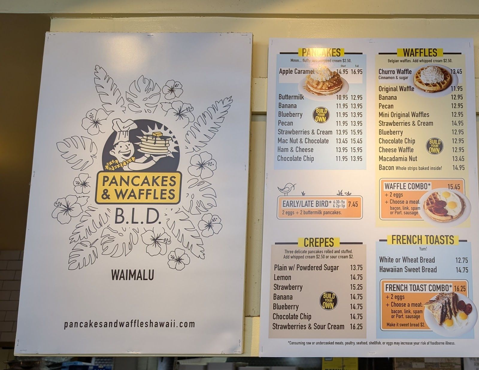 Photo 3 of Pancakes & Waffles BLD Waimalu in Pearl City, Oahu