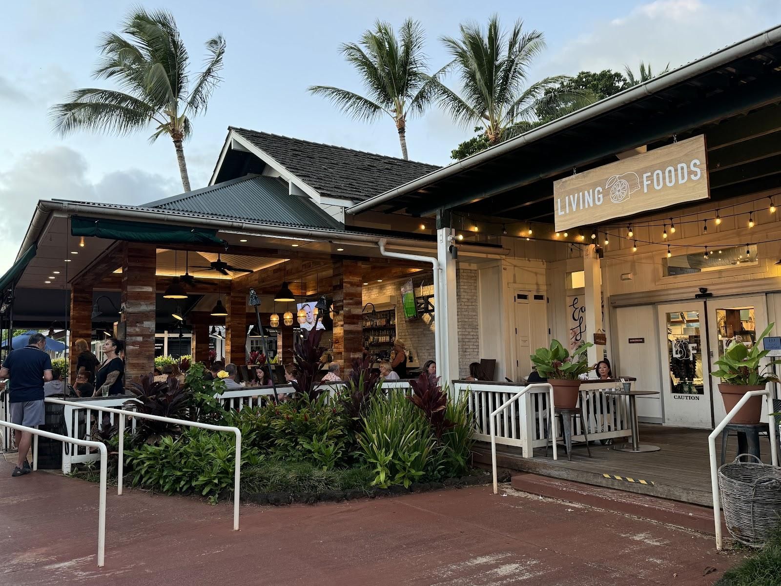 Living Foods restaurant in Poʻipū, Kaua‘i