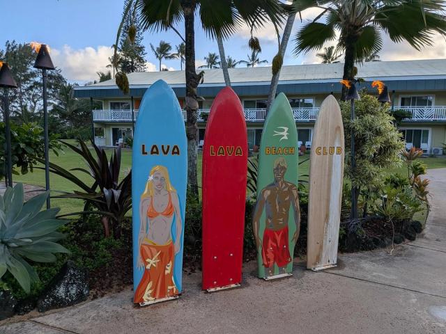 Lava Lava Beach Club restaurant in Kapaʻa, Kaua‘i