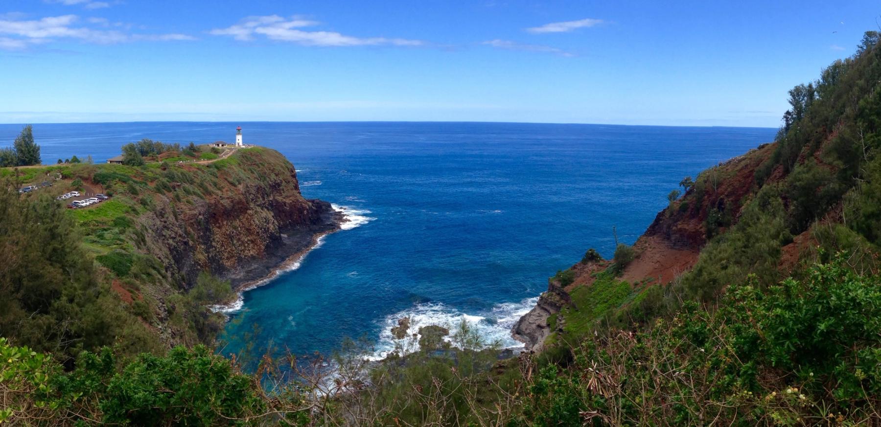 the lighthouse on Kīlauea Point