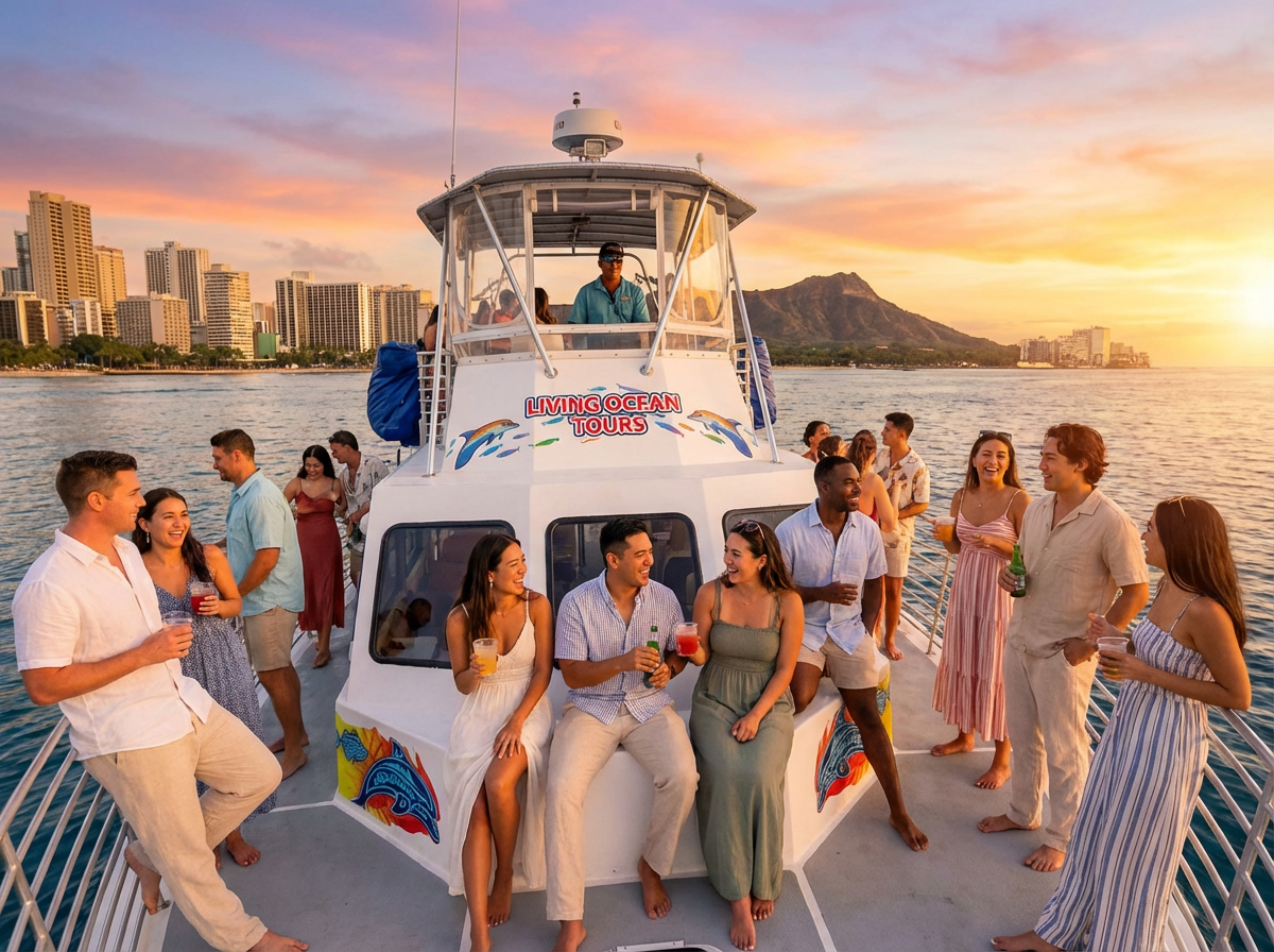 Photo 1 of Sunset Cruise Waikiki in Ala Moana & Mōʻiliʻili, Oahu
