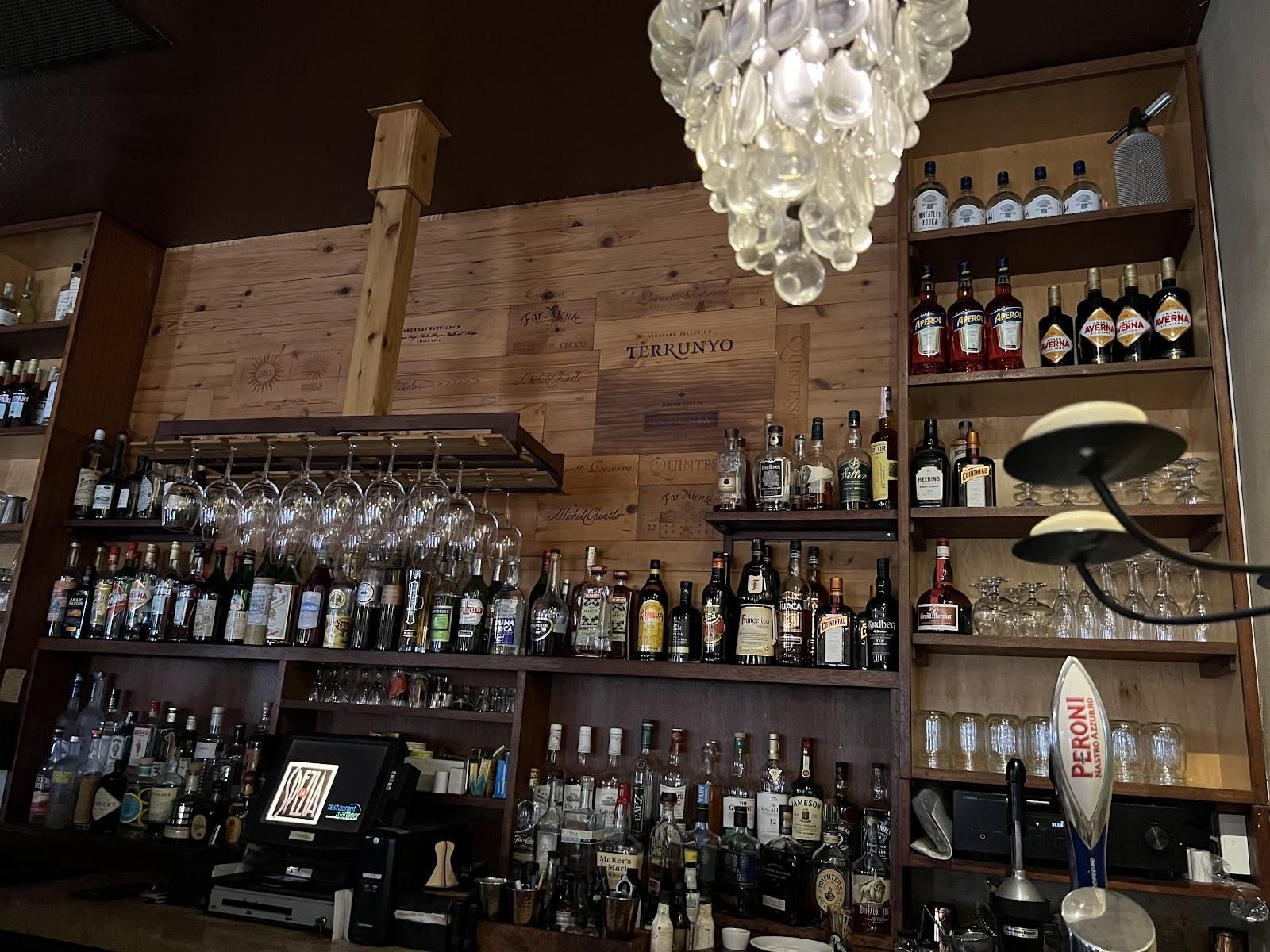 the bar at La Spezia