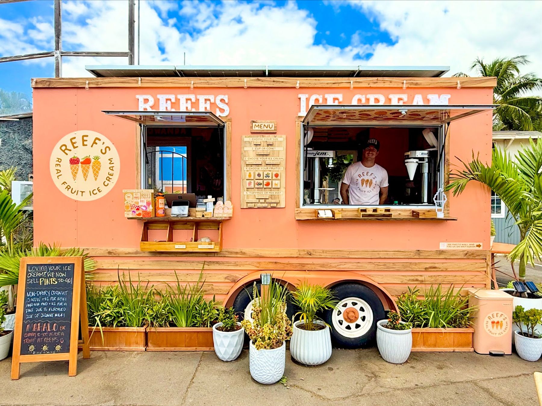 Photo 1 of Reef's Real Fruit Ice Cream in Kīhei, Maui