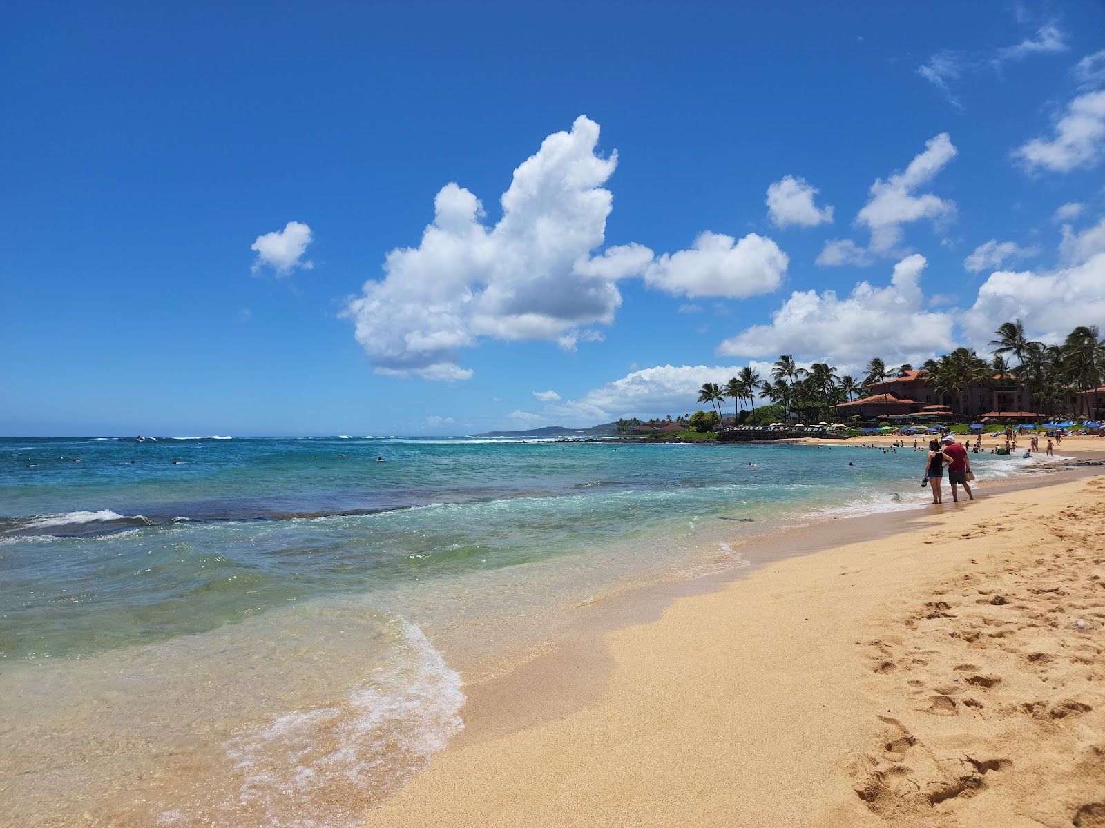 Poipu Beach in Poʻipū, Kaua‘i