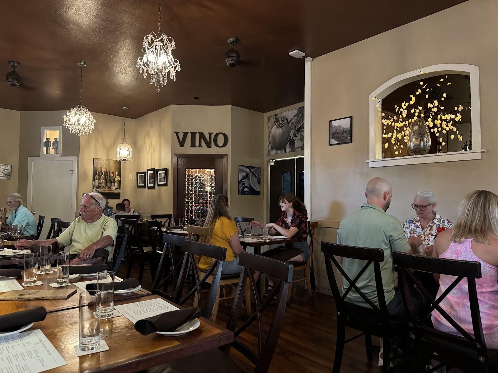 patrons in the dining room