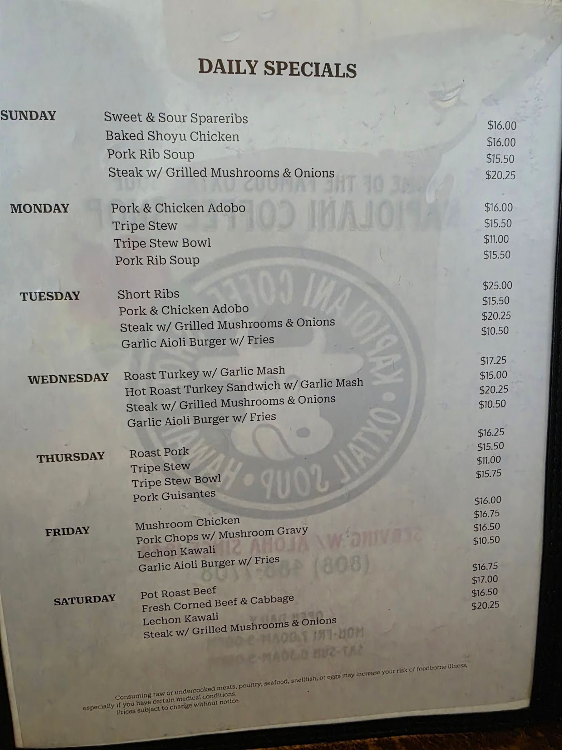 Photo 5 of Kapiolani Coffee Shop-Waimalu in Pearl Harbor & ʻAiea, Oahu
