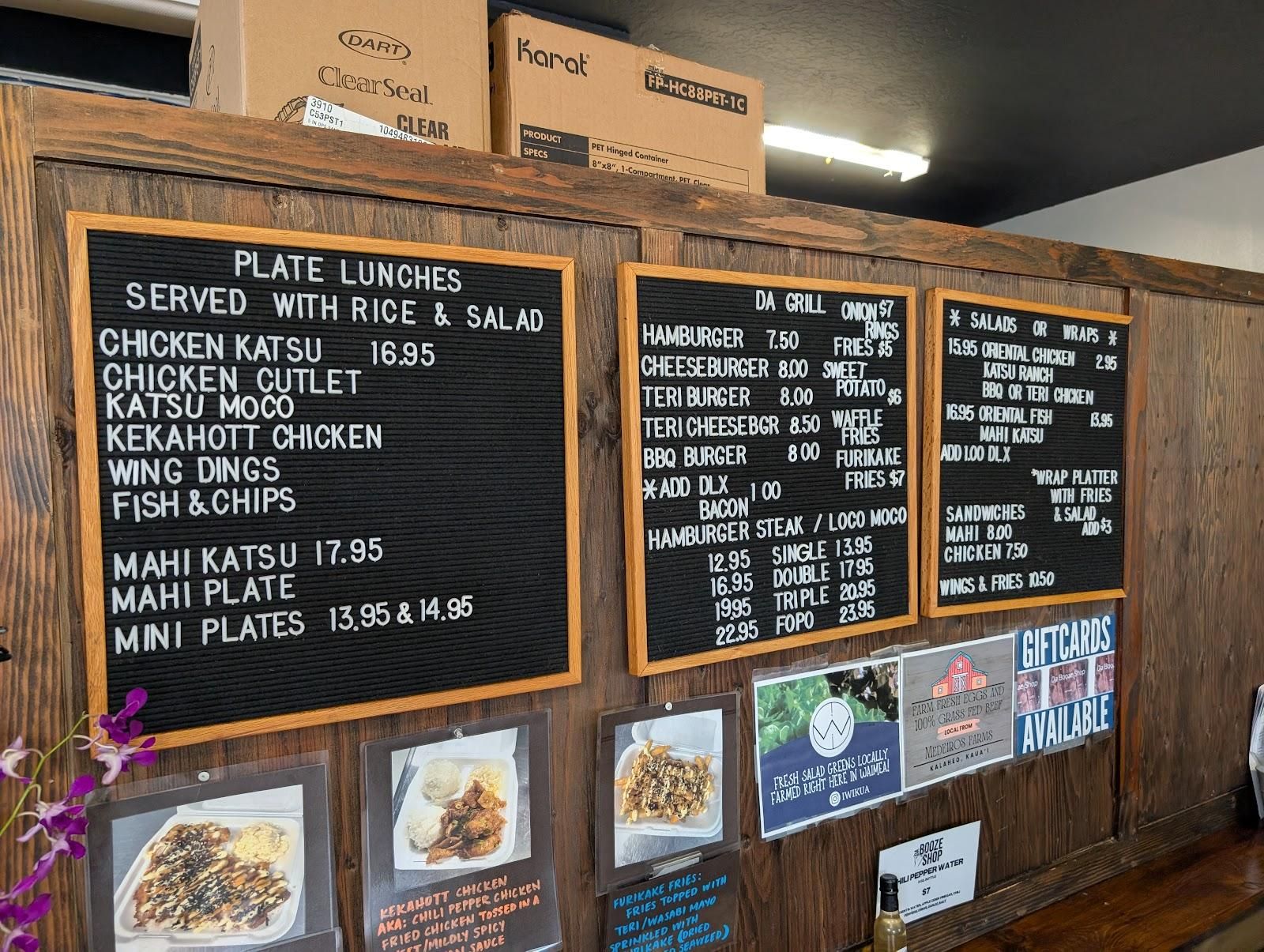 Da Booze Shop restaurant in Waimea, Kaua‘i photo 3