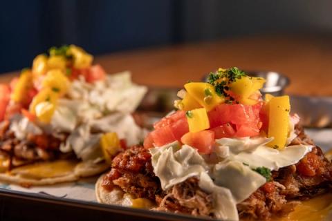 fish tacos at Coconuts Fish Cafe