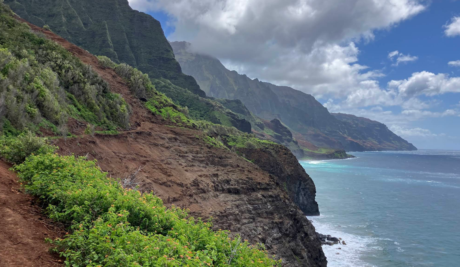 Kalalau Trail in Haena, Kaua‘i