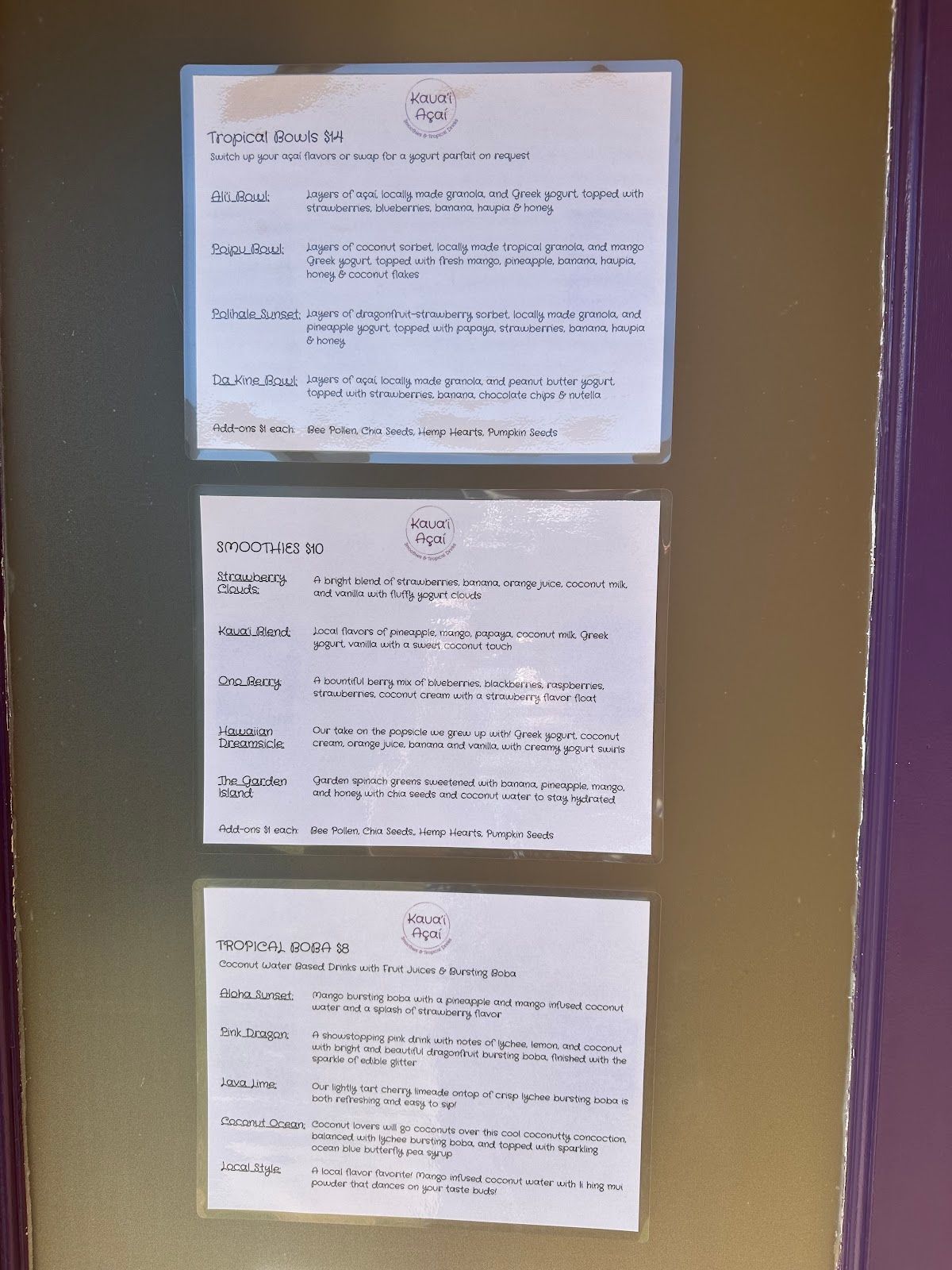 Photo 10 of Kauai Acai in Poʻipū, Kauai