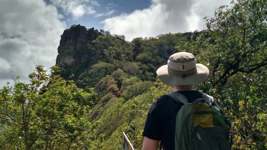 Sleeping Giant's Chin Lookout in Kapaʻa, Kaua‘i