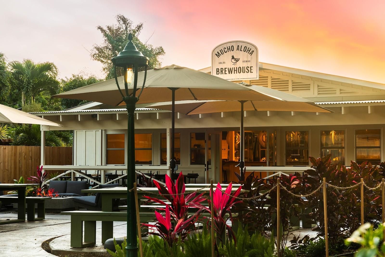 Mucho Aloha Brewhouse restaurant in Kōloa, Kaua‘i