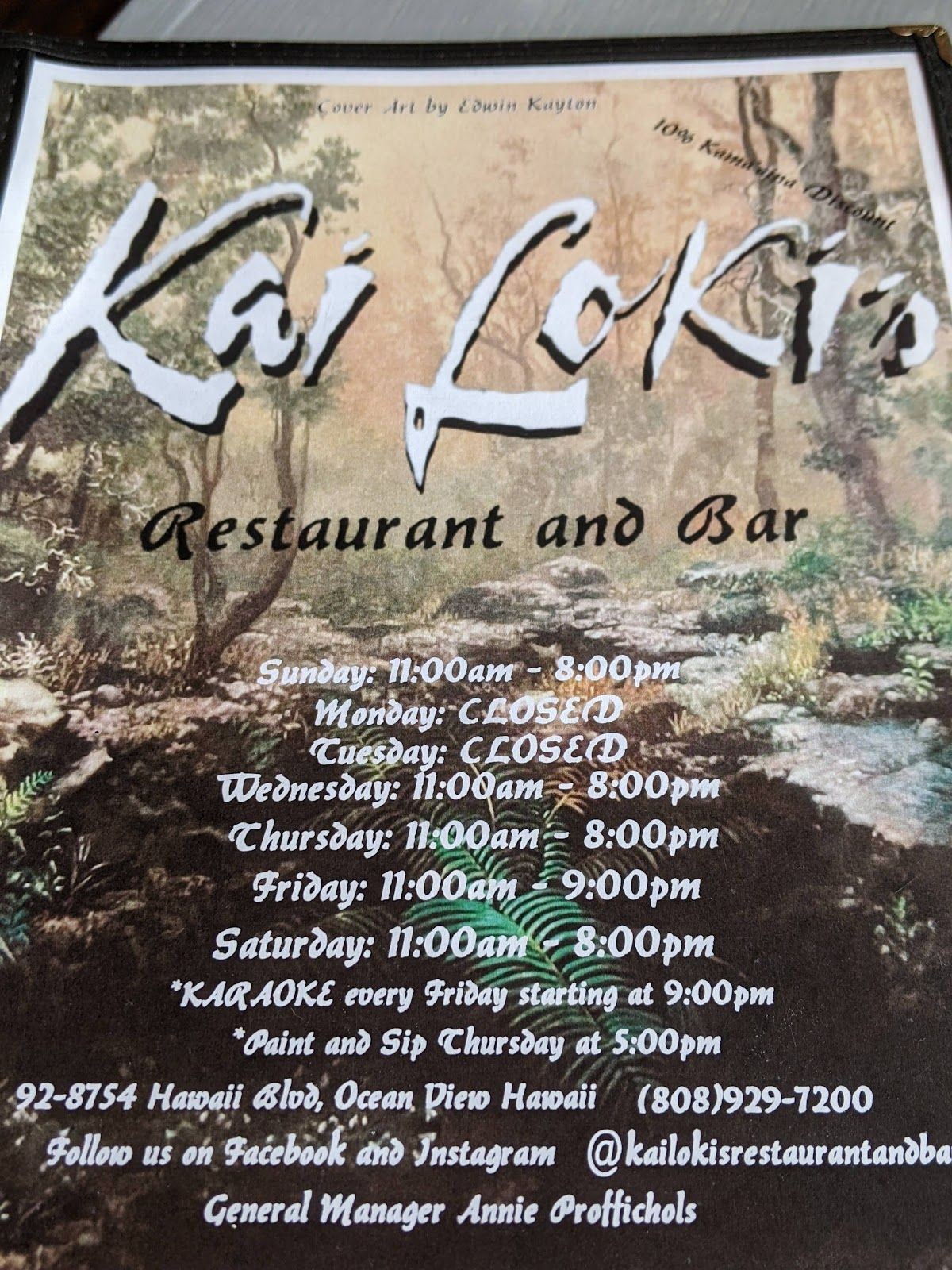 Photo 10 of KaiLoki’s Restaurant Southernmost bar in the U.S in South Point, Big Island