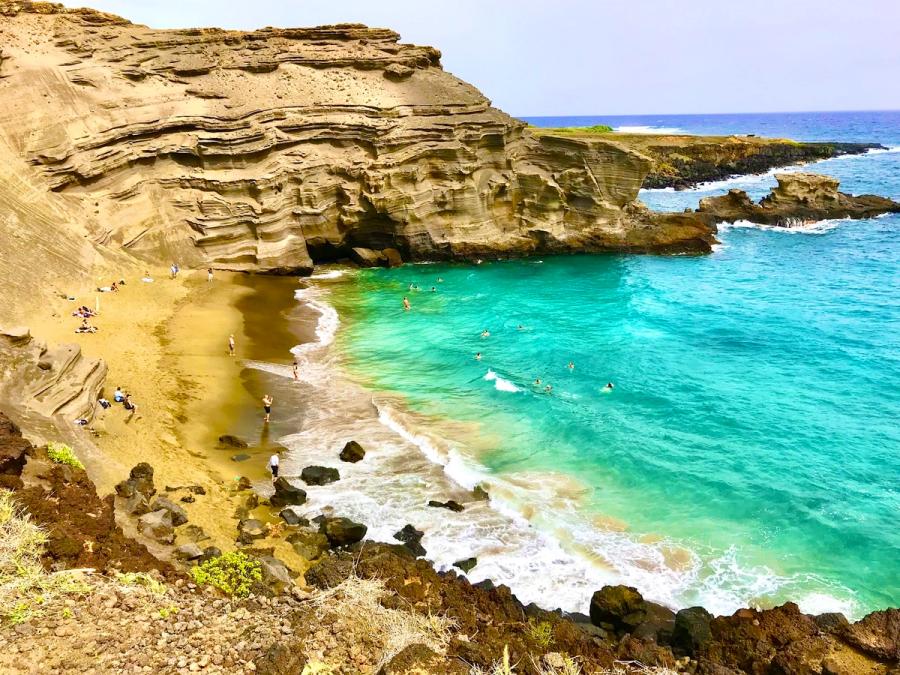 Photo 1 of Papakōlea Beach in South Point, Big Island