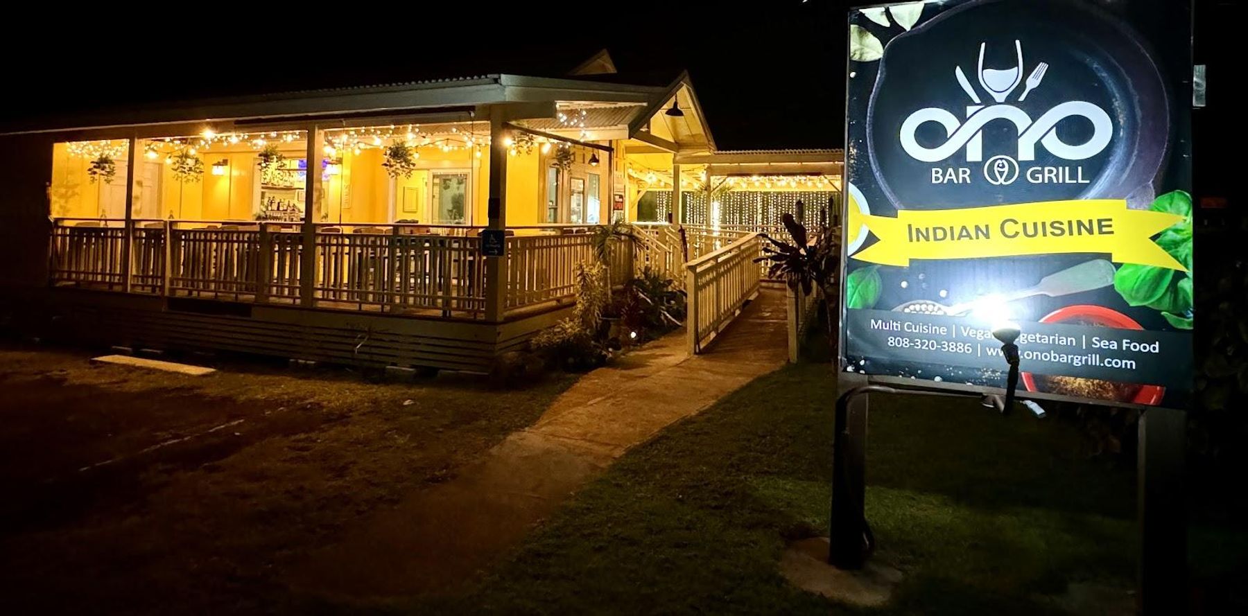 Ono Bar & Grill restaurant in Kapaʻa, Kaua‘i