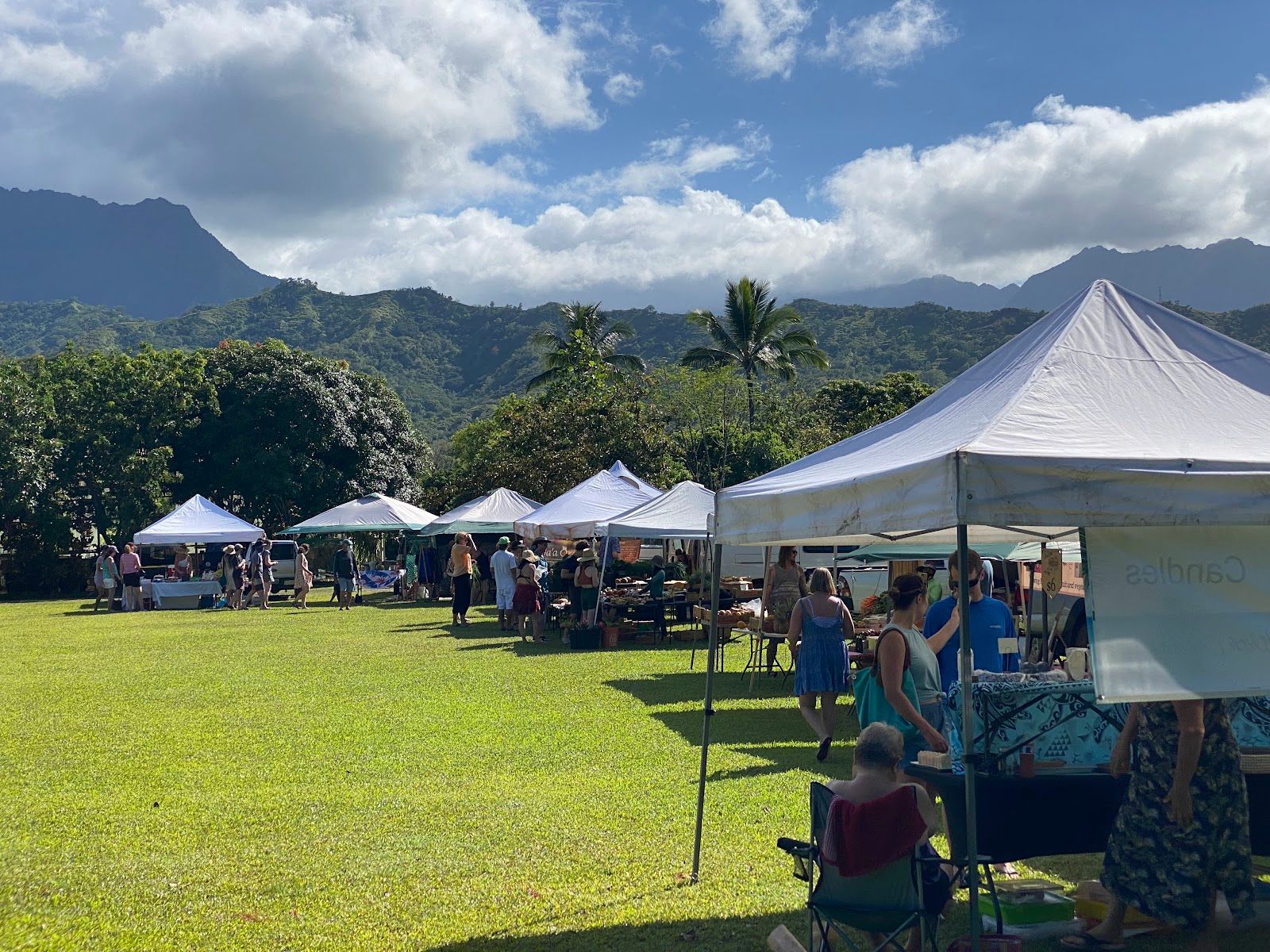 Waipā Farmers Market in Hanalei, Kaua‘i