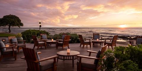 View from the Beach Tree Restaurant & Bar at Sunset