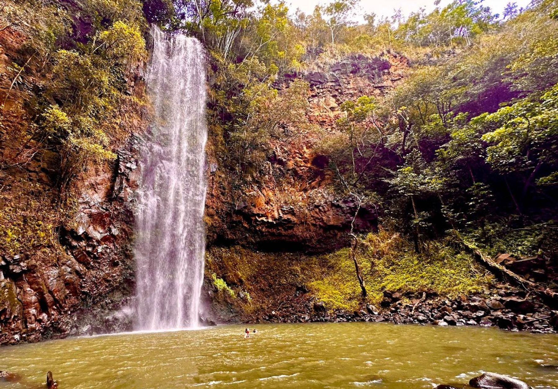 Uluwehi (Secret) Falls in Kapaʻa, Kaua‘i
