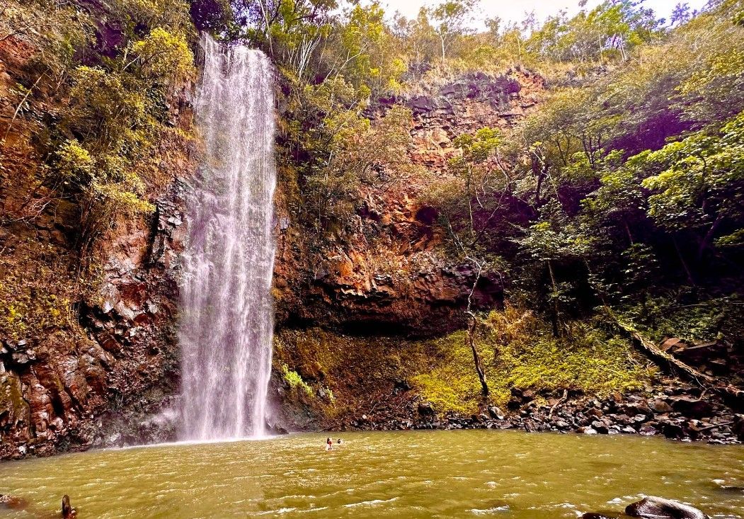 Uluwehi (Secret) Falls in Kapaʻa, Kaua‘i
