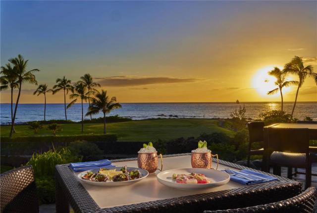 Resort grounds along the Kohala Coast on Hawaiʻi Island.